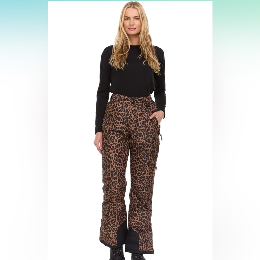 NWT Ski / Snowpants Leopard Print